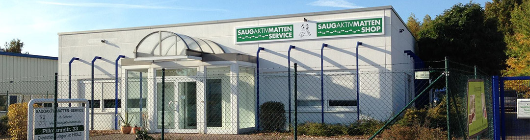 Saugaktivmatten-Service Geschäftsgebäude